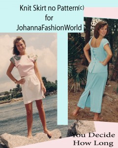 Knit skirt no pattern for sale on etsy .com/shop/johannafashionworld