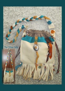 I donated a bag like this to the ST Louis Artist Guild for a fund raiser "Collectors Choice" Hand made by me